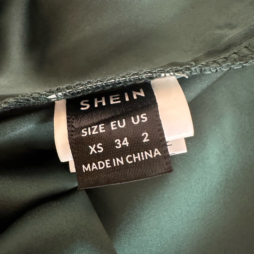Green Slip Dress - Picture 6 of 6